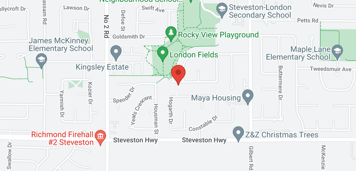 map of 10728 REYNOLDS DRIVE